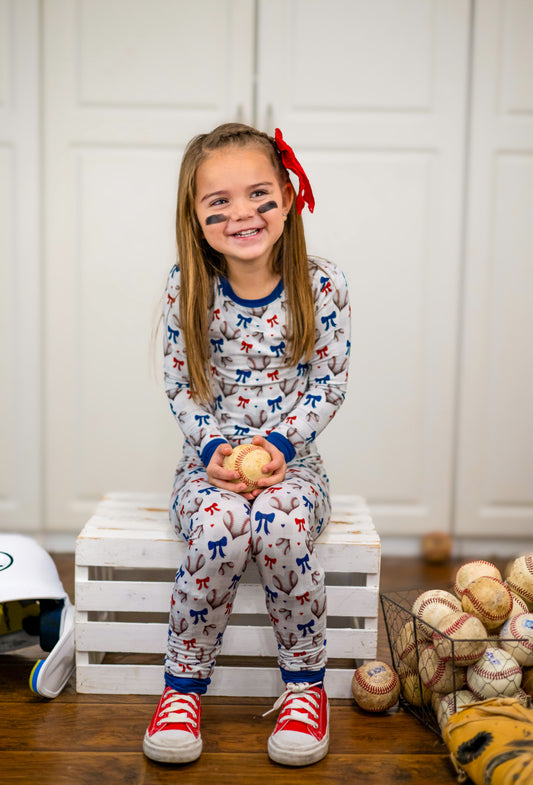 Sweetheart Slugger 2 Piece Pajama Set