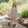 Flutter Shortsleeve Twirl Dress