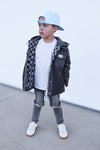 Charcoal Puffer Jacket