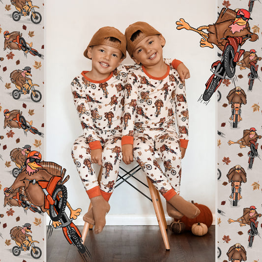 Wild Turkey 2 Piece Pajama Set