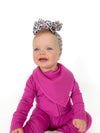 Magenta Ribbed Bib