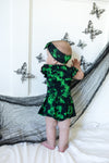 Green To Dye For Baby Bow Headwrap
