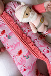 Sparkle and Sleigh Ruffle Sleeper Snoozer