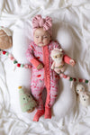 Sparkle and Sleigh Ruffle Sleeper Snoozer