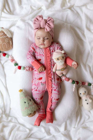 Sparkle and Sleigh Ruffle Sleeper Snoozer