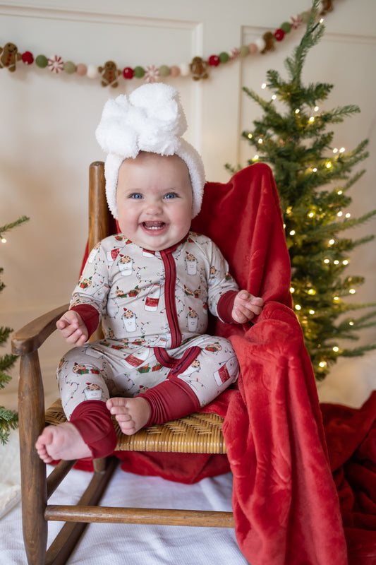 Santa’s Snack Squad One-Piece Sleeper Snoozer