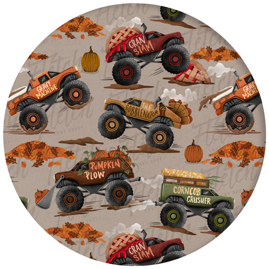 Turkey Truckin' Baby Bib