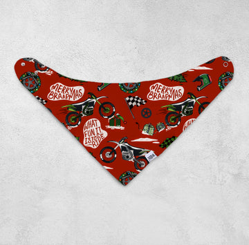 Merry Braapmas Red  Bib