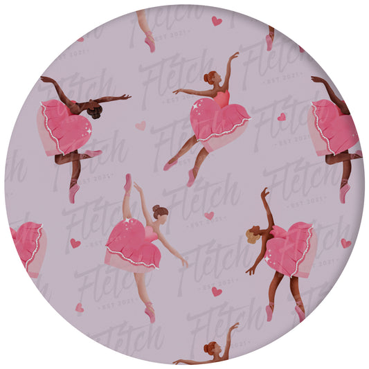 Love on Pointe Ruffle Plush Blanket