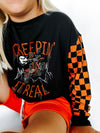 Creepin It Real Pullover