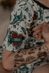 I Heart Mom Tattoo Sleeve