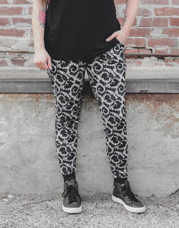 To Dye For Gray Adult Joggers