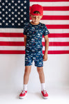 Built for Freedom 2 Piece Shorts Set