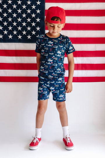 Built for Freedom 2 Piece Shorts Set