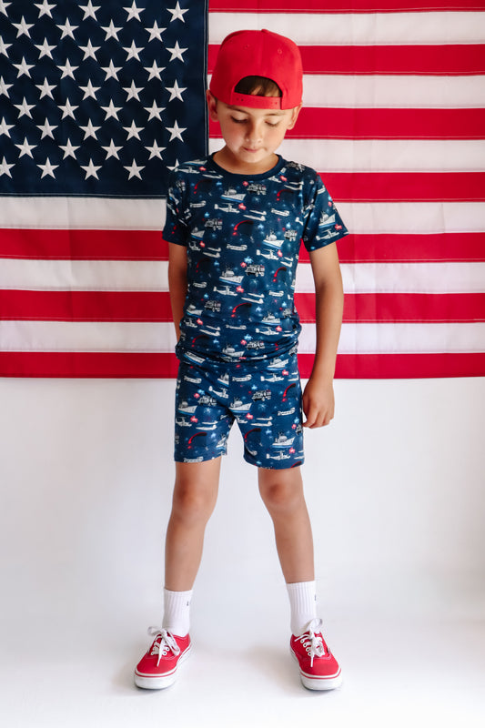 Built for Freedom 2 Piece Shorts Set