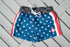 Red, White and Cruise Swim Trunks