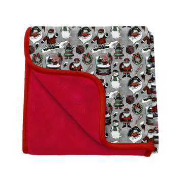 Decked Out Bamboo Plush Blanket