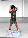Tubular 2 Piece Shorts Set