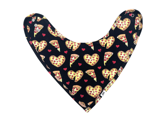Pizza My Heart Bib