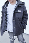 Charcoal Puffer Jacket