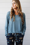O Holy Night Adult Women's Long Sleeve V-Neck Shirt