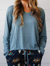 O Holy Night Adult Women's Long Sleeve V-Neck Shirt