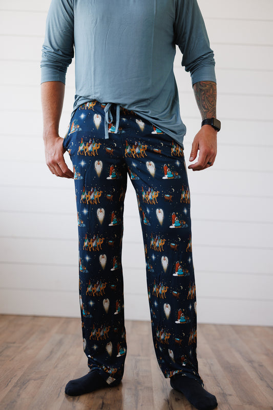 O Holy Night Adult Men's Long Sleeve Shirt