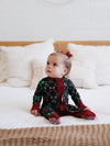 Jingle Bows Ruffle Snoozer