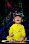 Neon Yellow Ribbed Snoozer