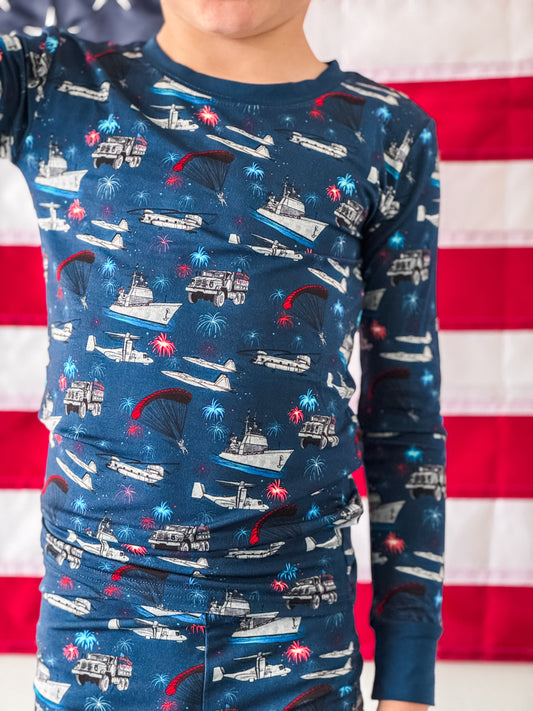 Built for Freedom 2 Piece Pajama Set