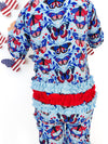 Liberty Wings Ruffle Snoozer