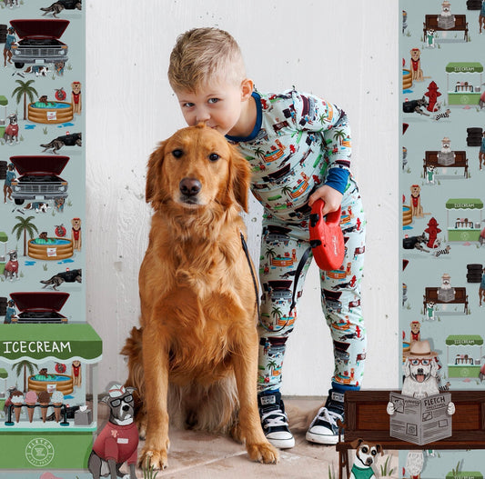 Dog Days 2 Piece Pajama Set