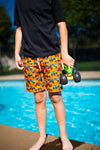 Monster Splash Hybrid Swim Trunks