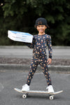 Skateboarding Pizza 2-Piece Pajama Set