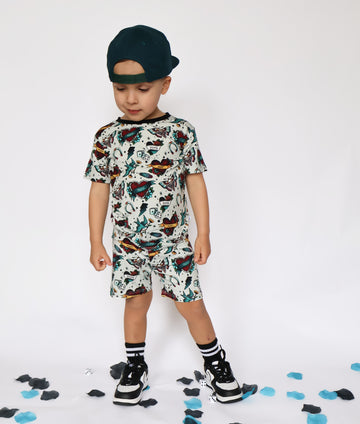 I Heart Mom 2 Piece Shorts Set