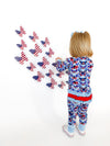 Liberty Wings Ruffle Snoozer