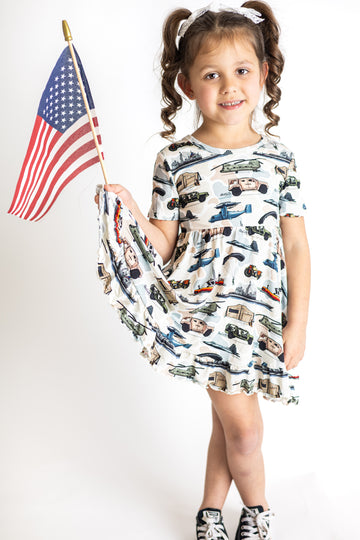 The Brave 2.0 Shortsleeve Twirl Dress