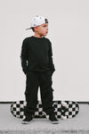 Checked Out Pullover & Jogger Set
