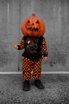 Orange Checked Out Cargo Jogger Sweatpant