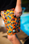 Monster Splash Hybrid Swim Trunks