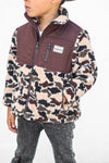 Brown Camo Sherpa