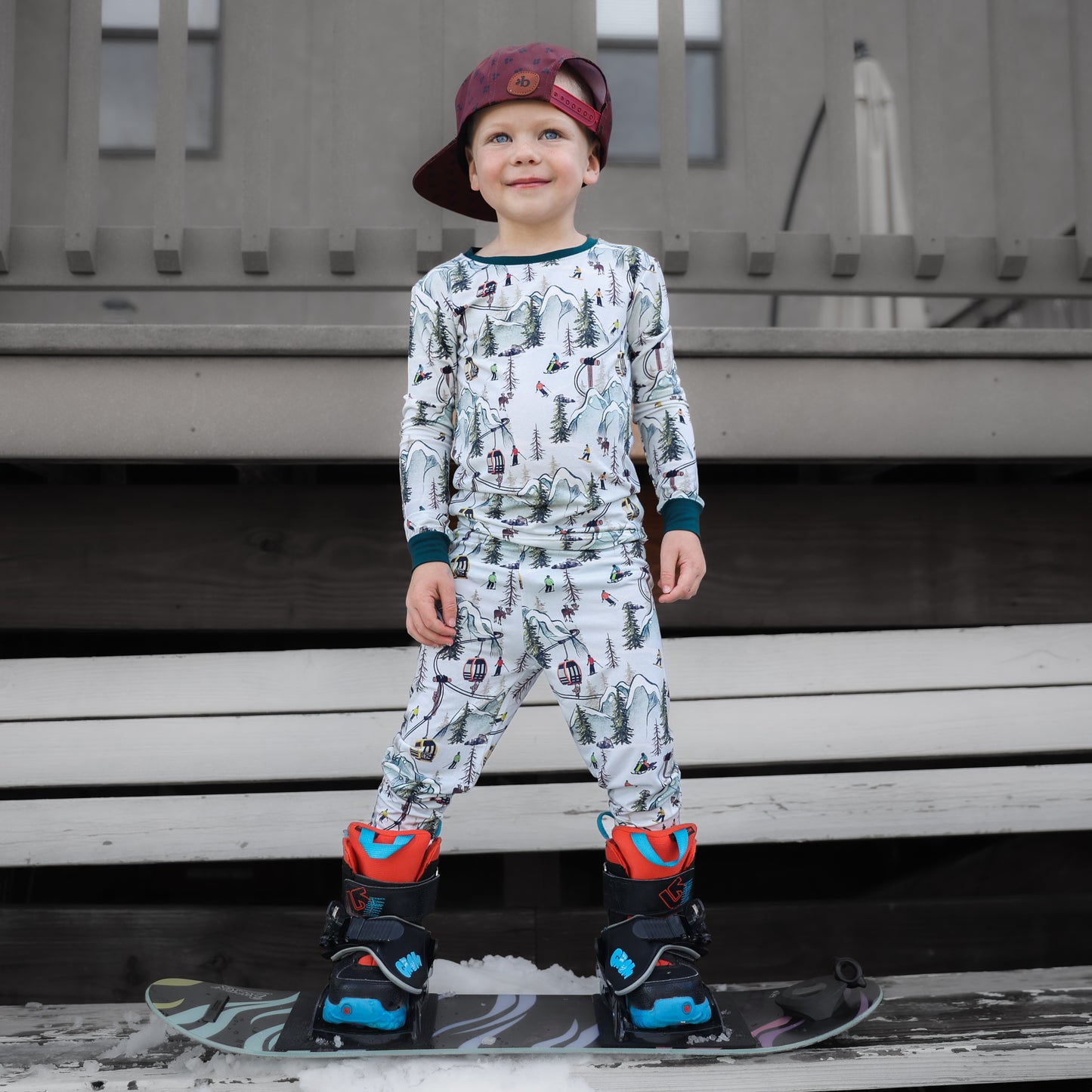 Ski-sons Greetings 2 Piece Pajama Set