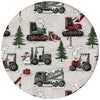 Construction Christmas Bib