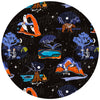 Midnight Campout Glow in the Dark Bib