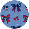 America the Bowtiful Ruffle Footie Snoozer
