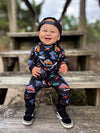 Midnight Campout Glow in the Dark Bib