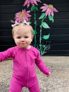 Magenta Ribbed Snoozer