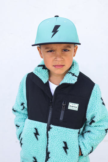 Mint Bolt Snapback
