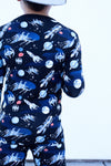 Intergalactic Glow in the Dark 2 Piece Pajama Set