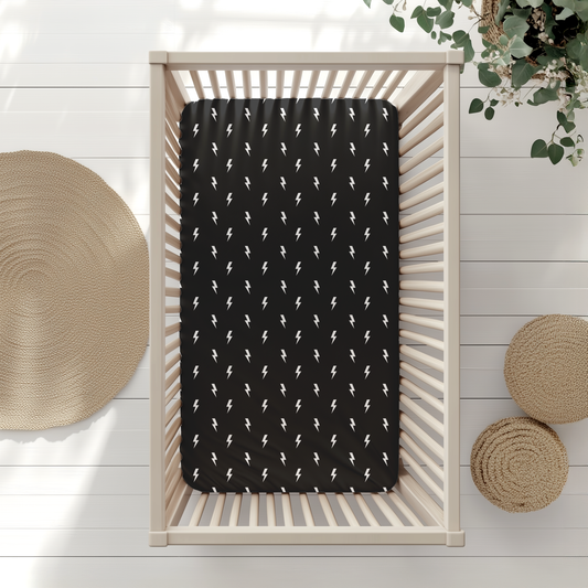 Bolt into Bed Crib Sheet